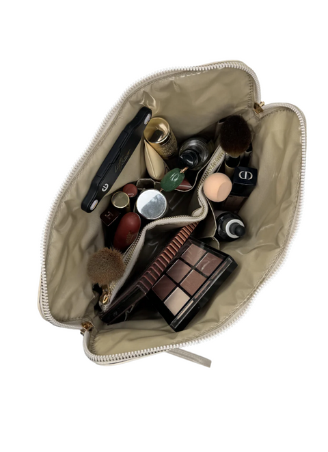 PurseN Updated Litt Mateup Case Pearl Quilted