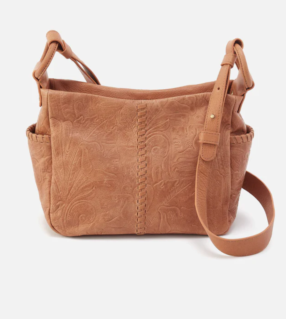 HOBO Sheila Crossbody Saddle tooled