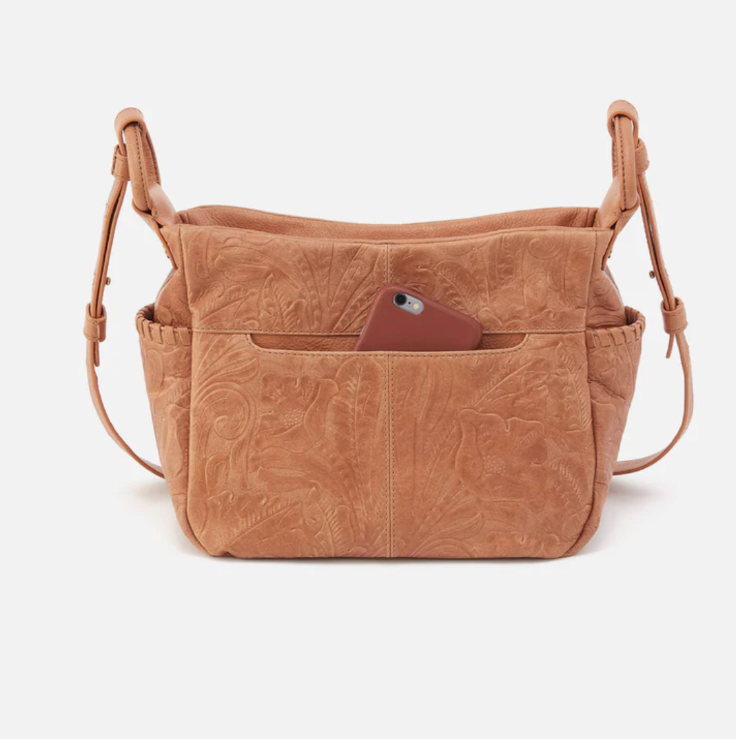 HOBO Sheila Crossbody Saddle tooled