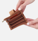 HOBO Jean Accordion Card Case Rose