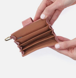 HOBO Jean Accordion Card Case Rose