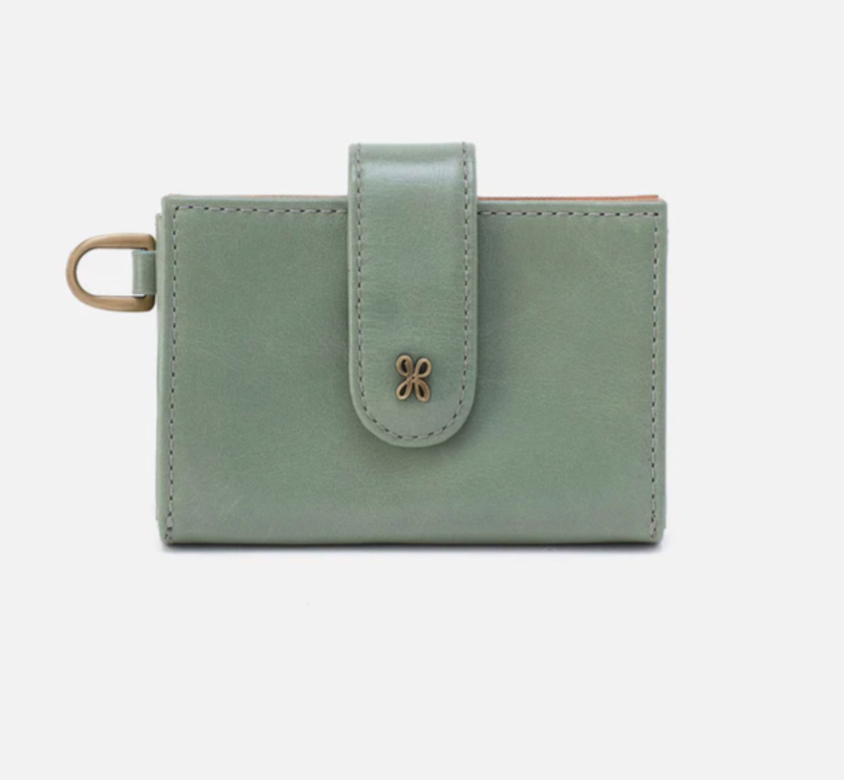 Hobo Jean Accordion Card Case Jade