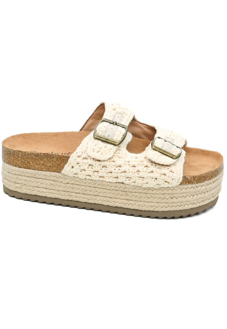 Corkys No Filter Natural Platform Sandal