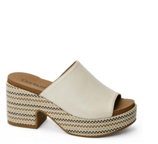 Corkys Totally Buggin Platform Ivory