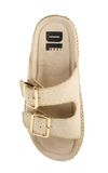 Cubana Micro Suede Sandal Cream