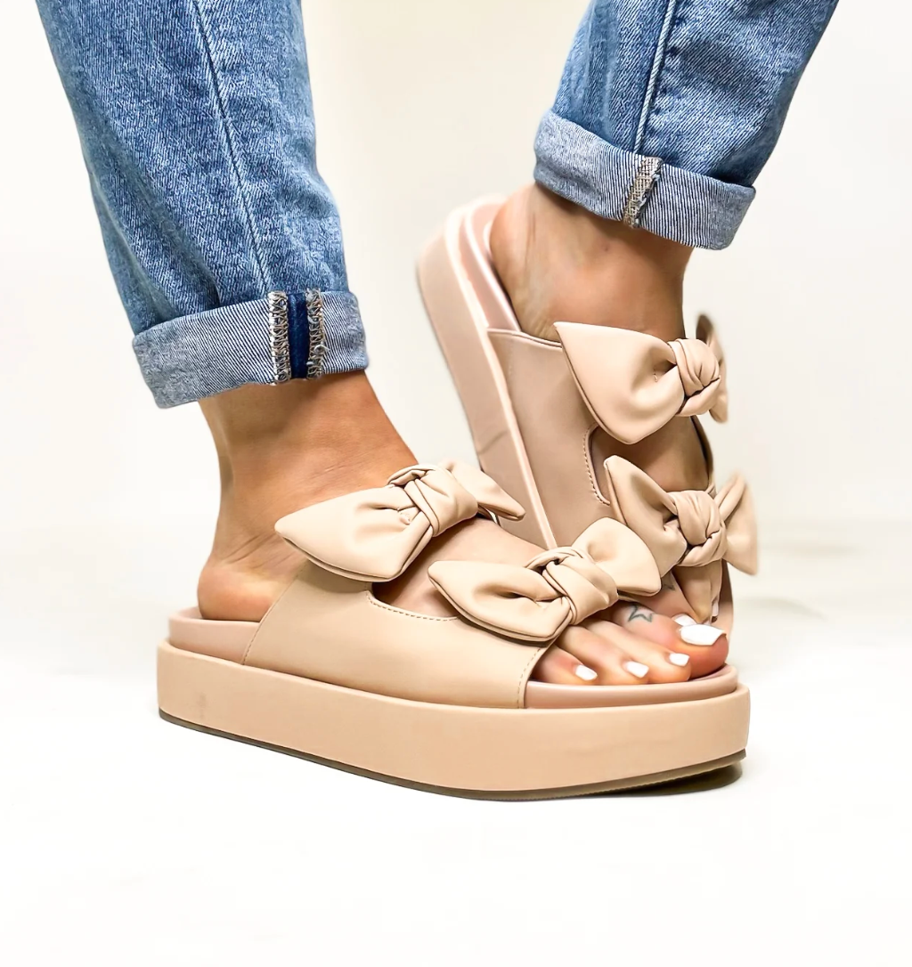 Corkys Lil Bit Knotty Sandal Nude