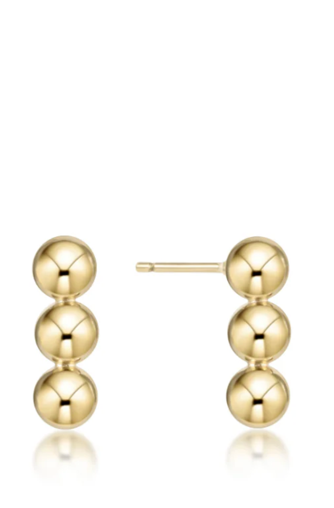 E Newton Joy Stud 4mm Gold