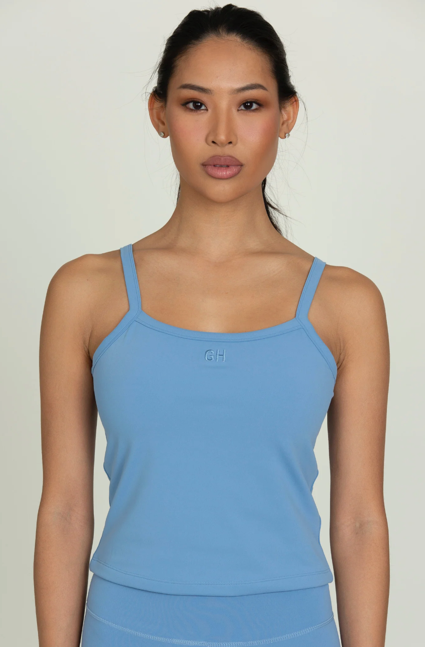 Gold Hinge Square Neck Cami Capri
