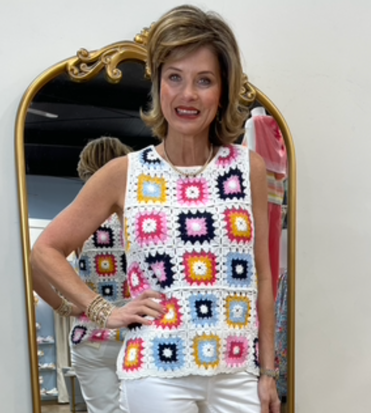 Charlie B Crochet Cami