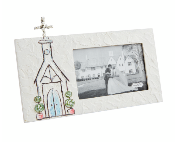 Mud Pie Painted Church Frame