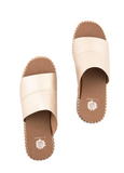 Yellow Box Ayama Platform Sandal Gold