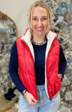 Dylan Reversible Vest Fiery Red