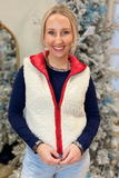 Dylan Reversible Vest Fiery Red