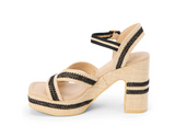 Matisse Adelaide Natural Platform Heel.