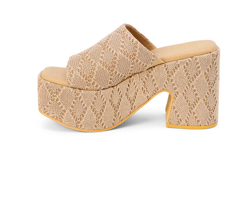 Matisse Como Camel Platform Heel
