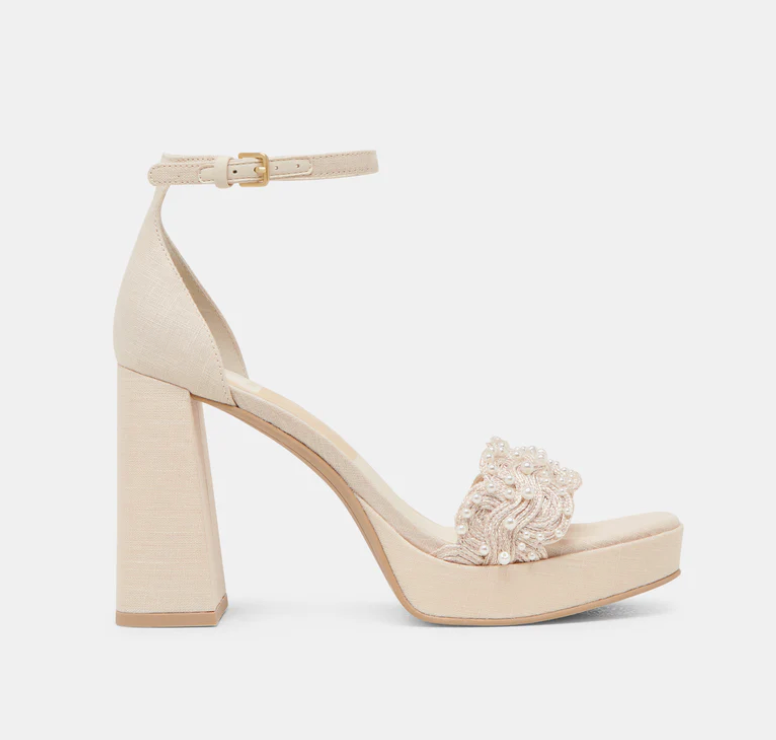 Dolce Vita Peltin Pearl Vanilla Heel