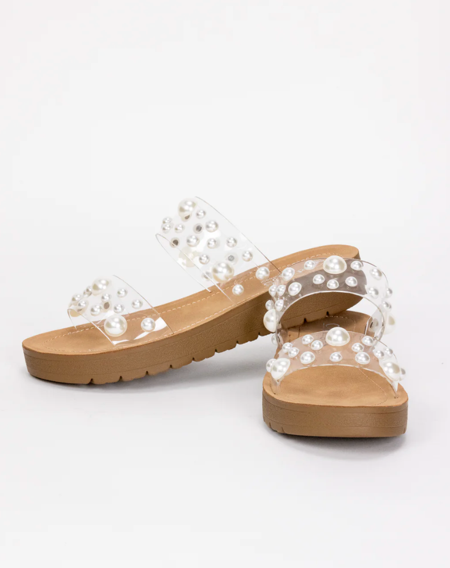 Corkys Bad Romance Sandal Clear