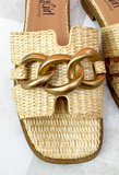 Corkys Off the Chain Sandal Raffia