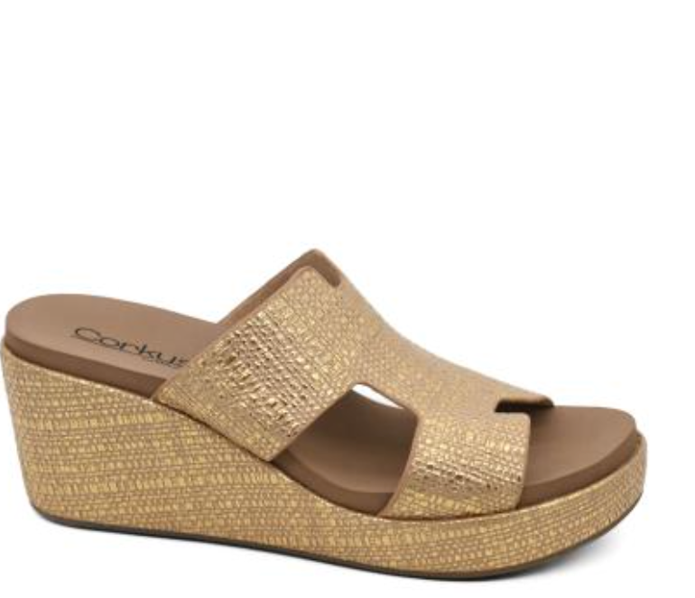 Corkys Pucker Up Gold Raffia