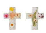 Mud Pie Dried Flower Cross