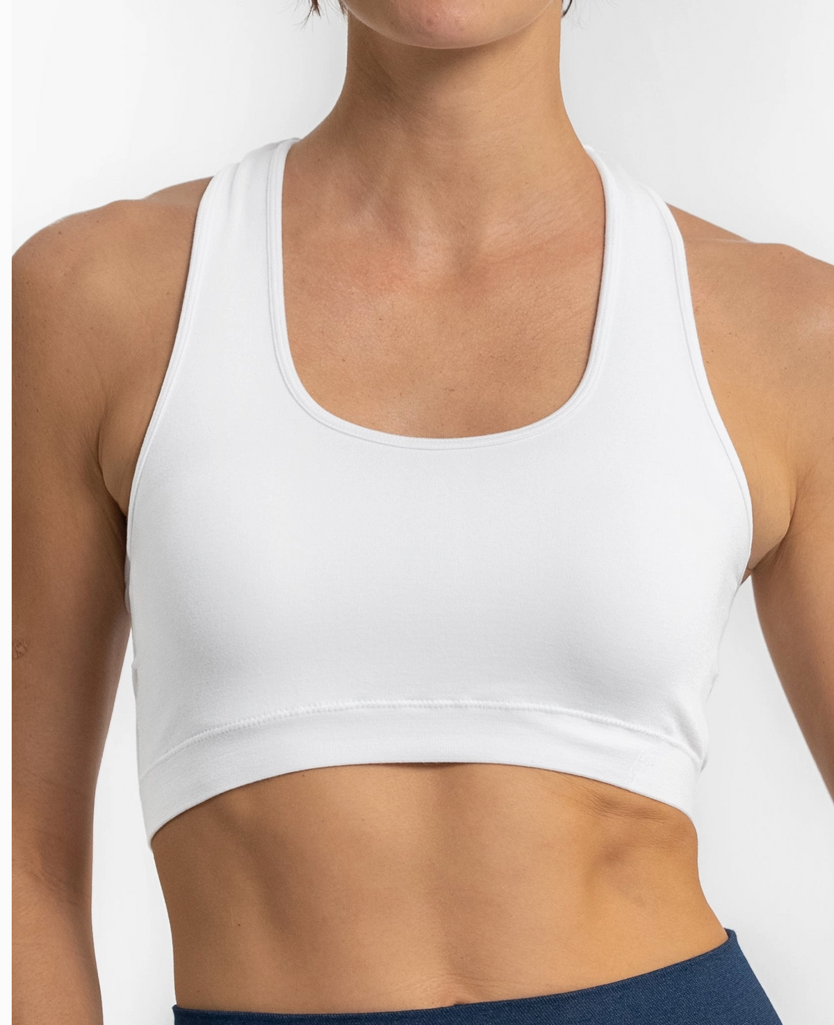 Elietian Racer Back Bra White