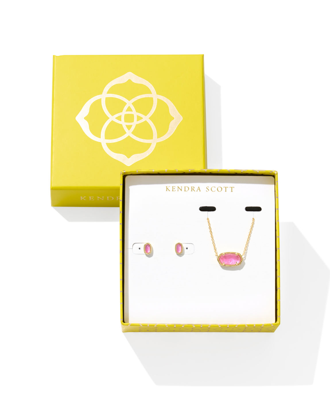Kendra Scott Elisa and Mini Ellie Gold Gift Set Azalea Illusion