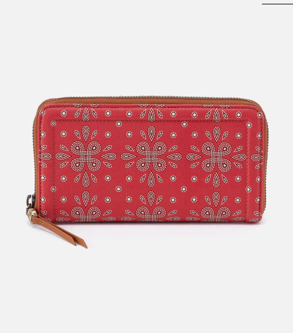 Hobo Soma Large Wallet Red