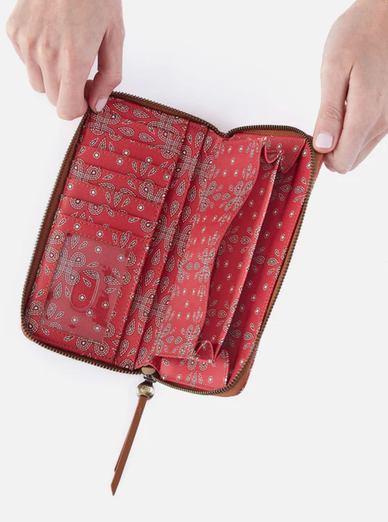 Hobo Soma Large Wallet Red