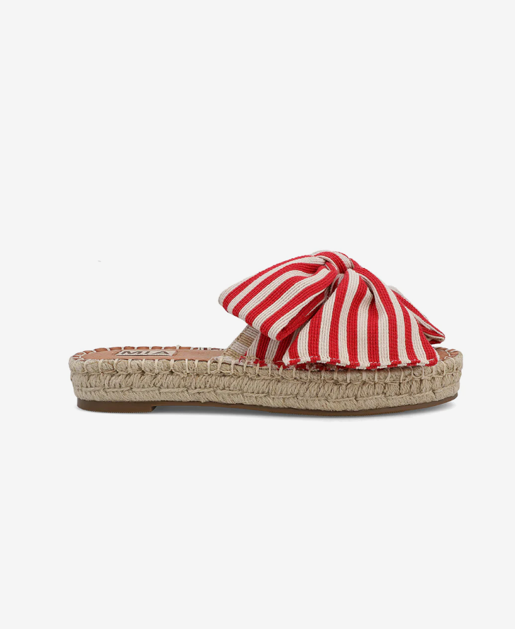 Mia Danielle Bow Sandal Red