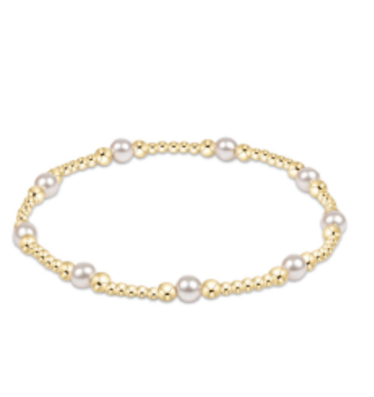E Newton Classic Pearl Purpose 4mm Bracelet
