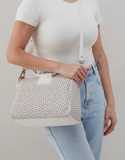 Hobo Shelia Medium Satchel Ecru