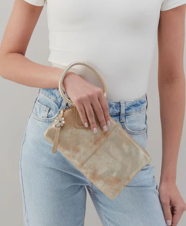 Hobo Sable Wristlet Stardust