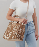 Hobo Sheila Large Satchel Saddle Stardust