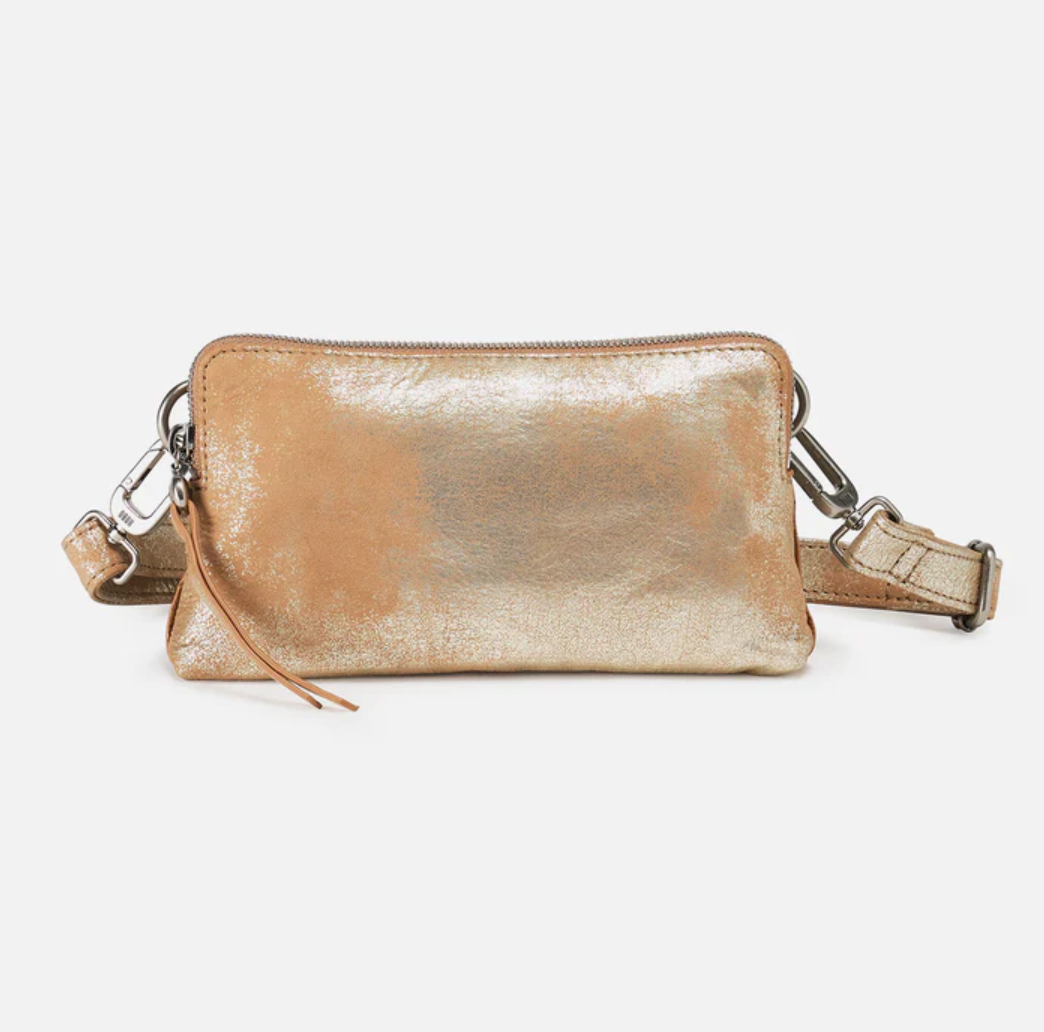 Hobo Fern Slim Belt Bag Saddle Stardust