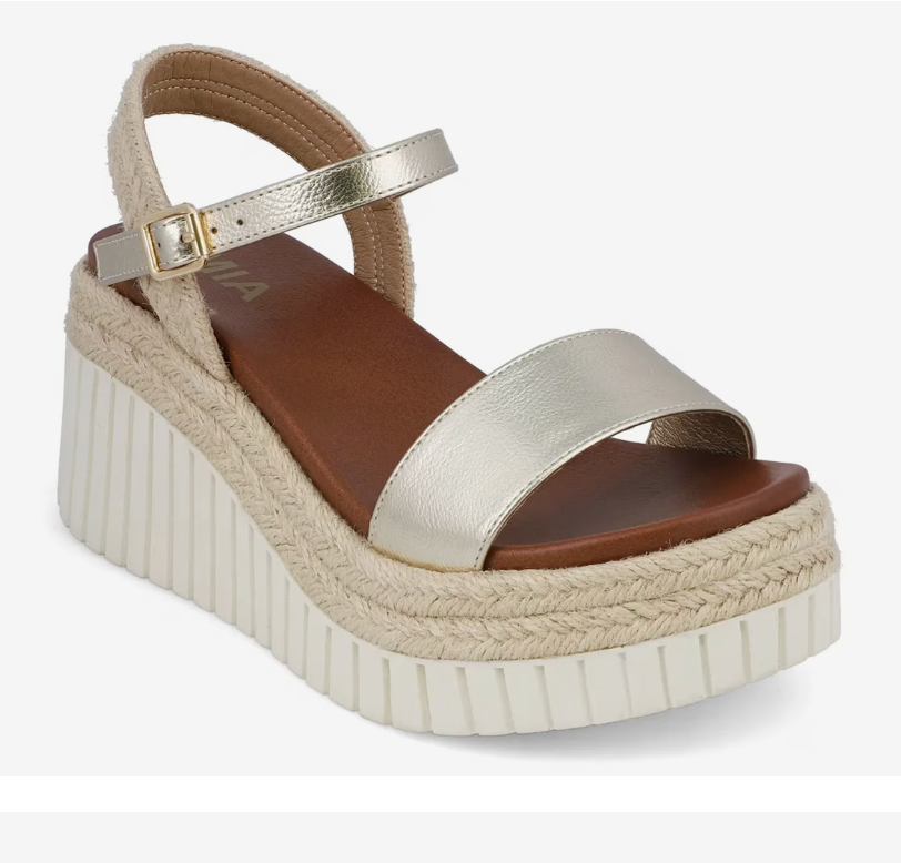 Mia Yanis Wedge Sandal Gold