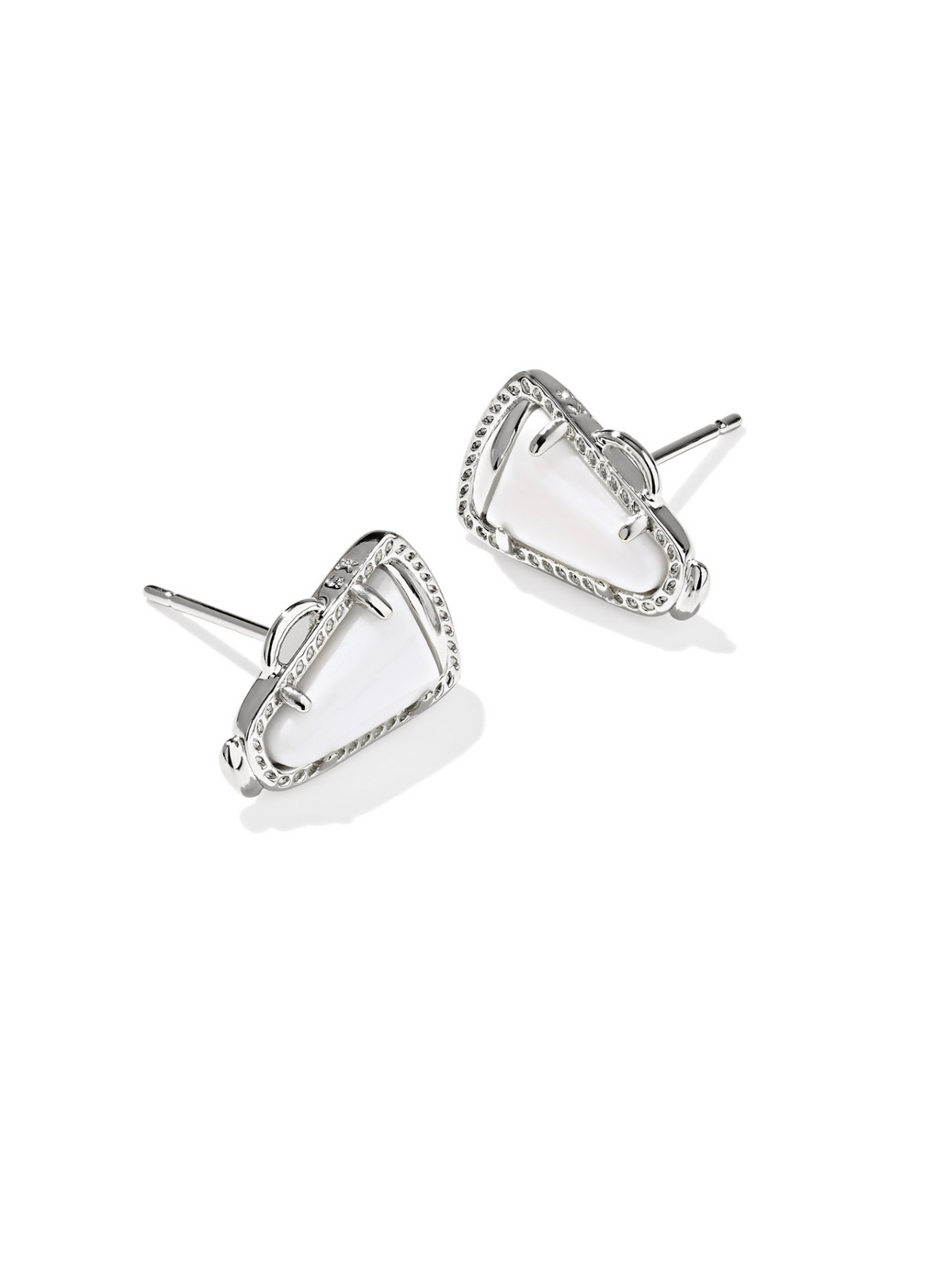 Kendra Scott Cheer Silver Stud Earrings