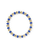 Kendra Scott Daphne Enamel Gold Stretch Bracelet Blue