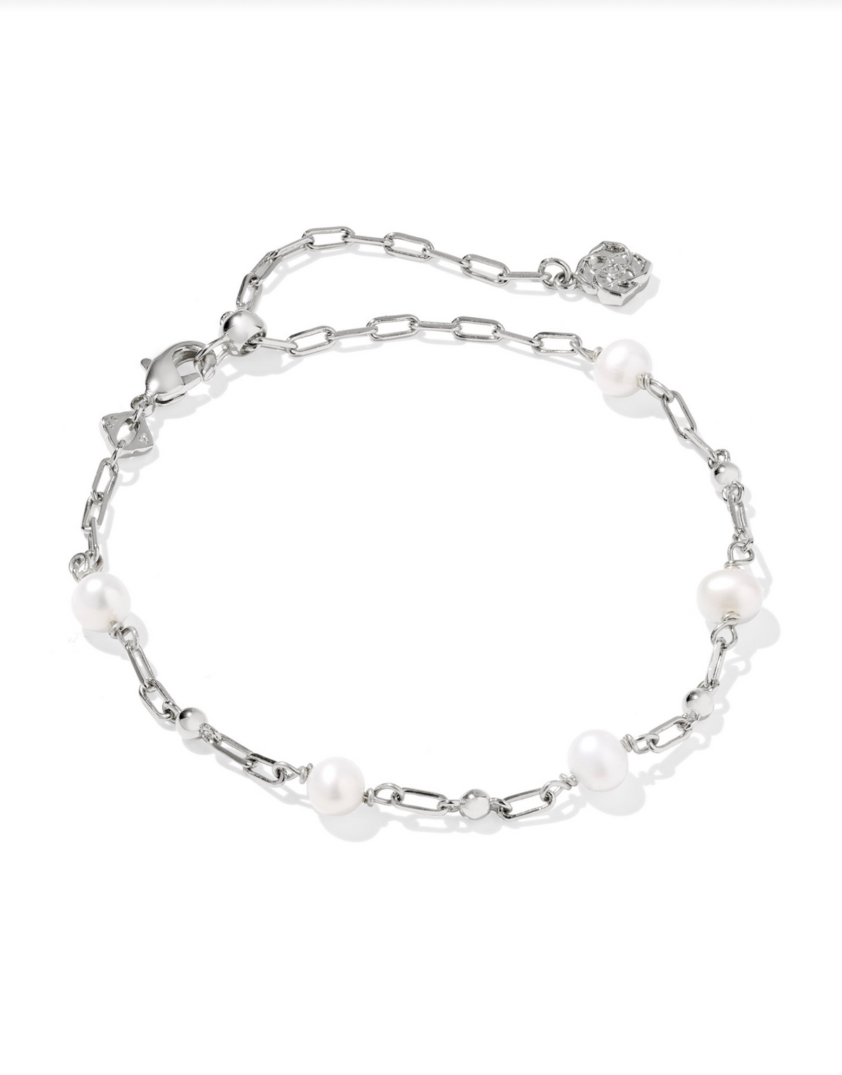 Kendra Scott Ashton Silver Delicate Chain Bracelet