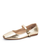 Yellowbox Collin Mary Jane Flat Gold