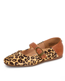Yellowbox Carden Mary Jane Flat Leopard