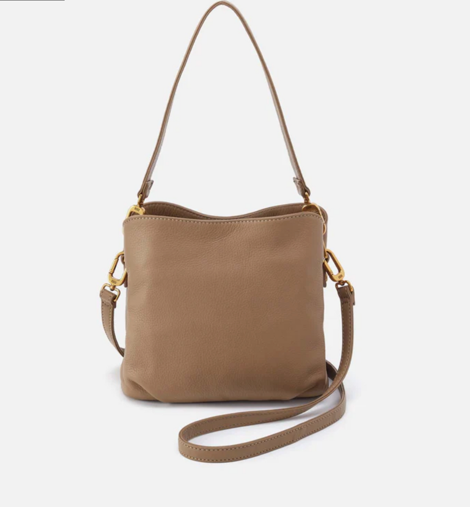 HOBO Blaze Leather Convertible Backpack/Shoulder Bag in Sagebrush Backpack Straps Leather Blaze Bucket Backpack Buy Tan  main image 3
