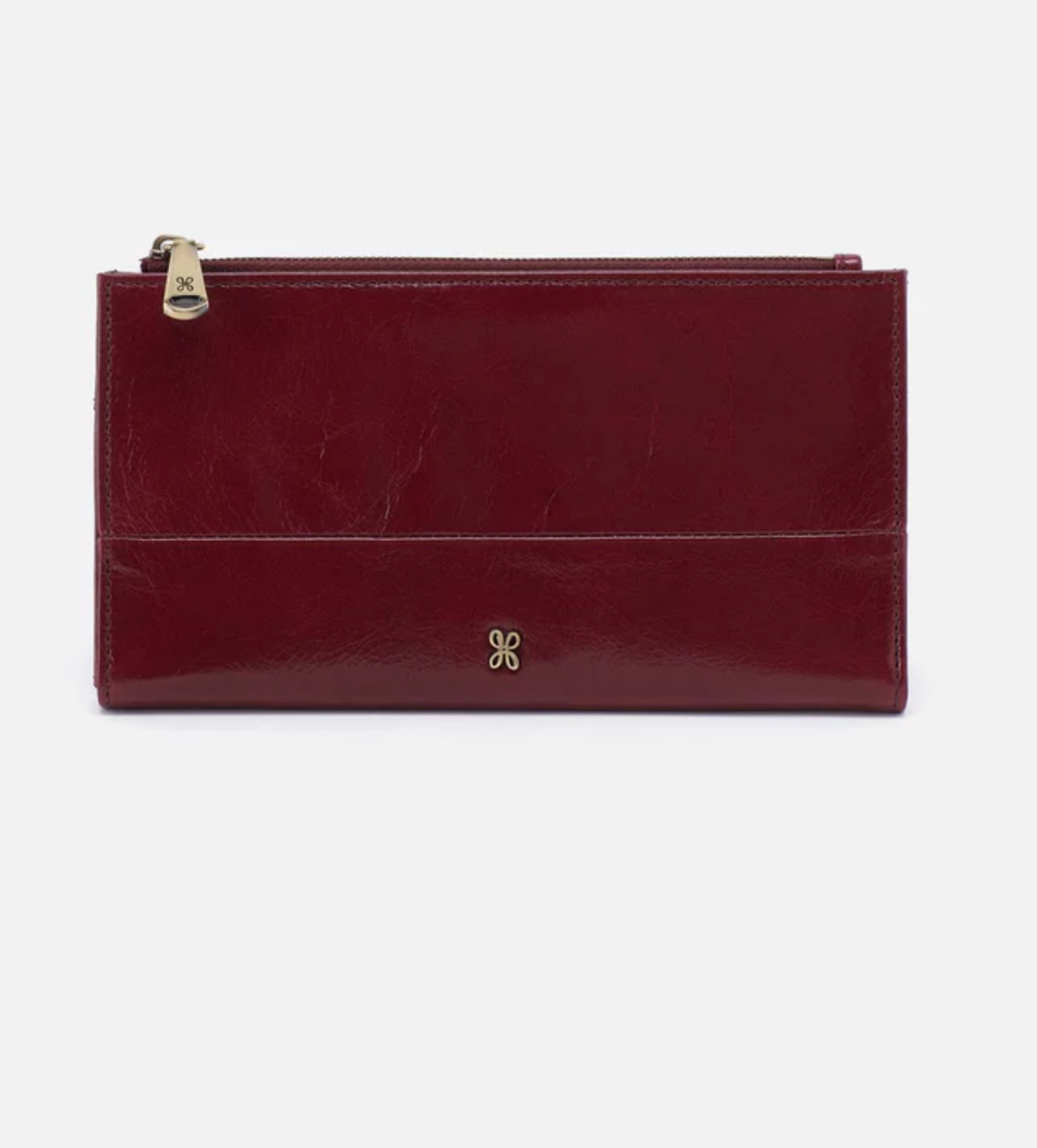 Hobo Jill Large Bifold Wallet Saddleberry