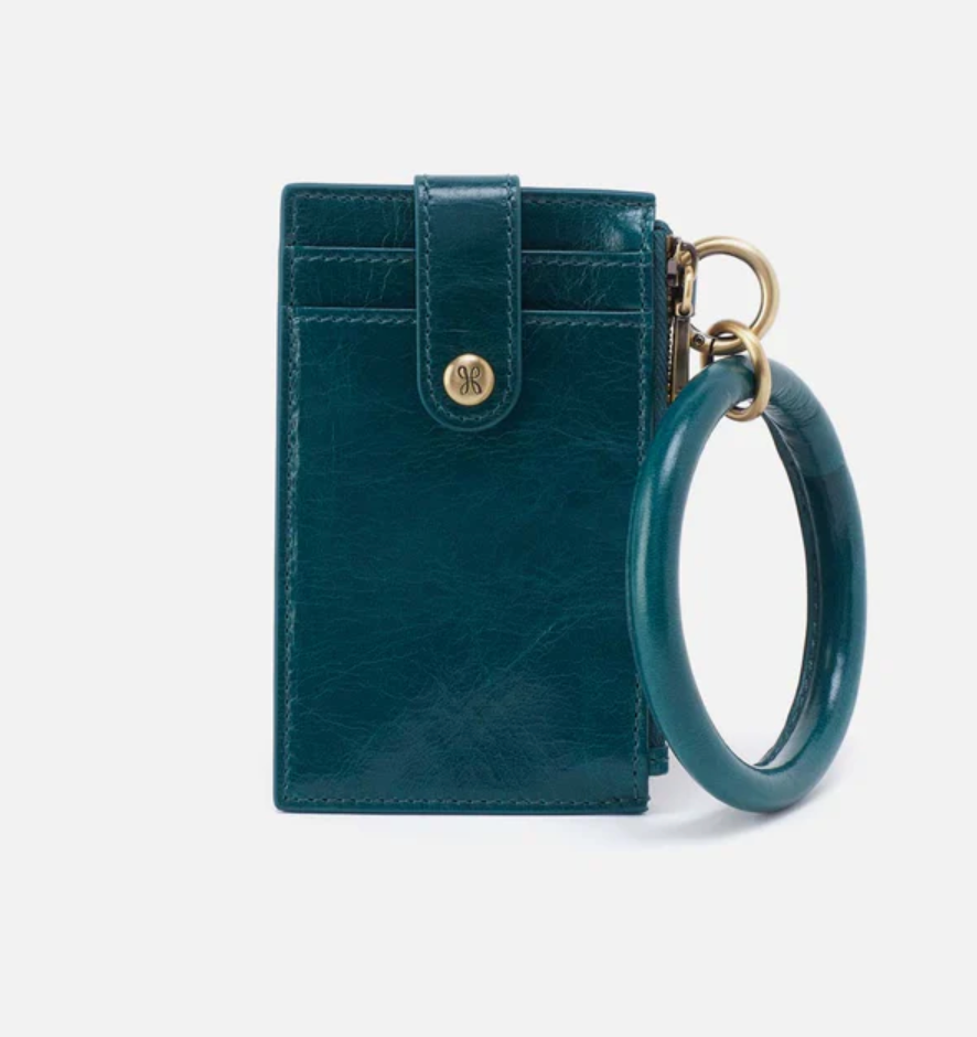 Hobo Ring Credit Card Wallet Wild Bluegrass