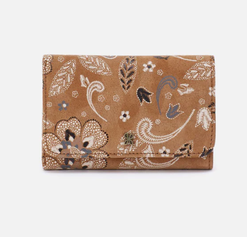 Hobo Jill Trifold Wallet Country Road Bloom