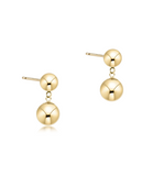 E Newton Classic Ball Drop Stud Gold Various