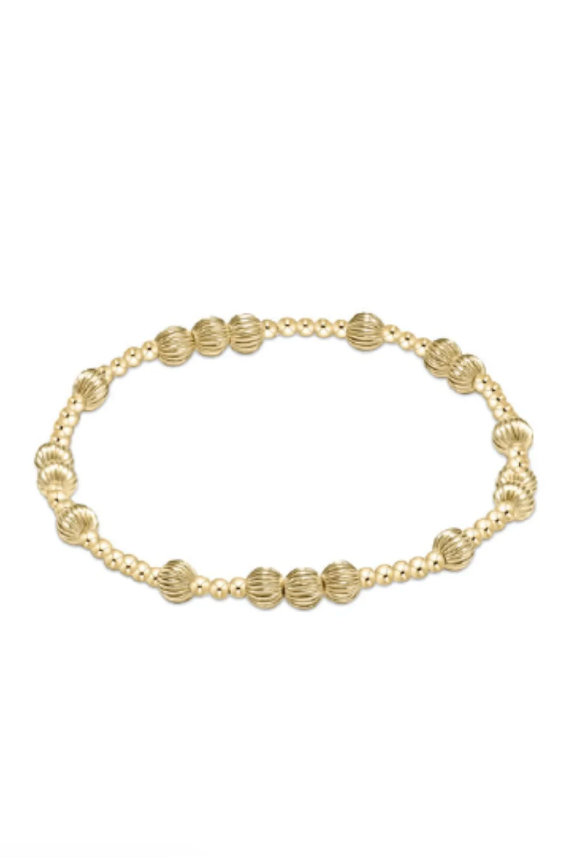 E Newton Hope Unwritten Dignity Bead Bracelet Gold (various sizes)