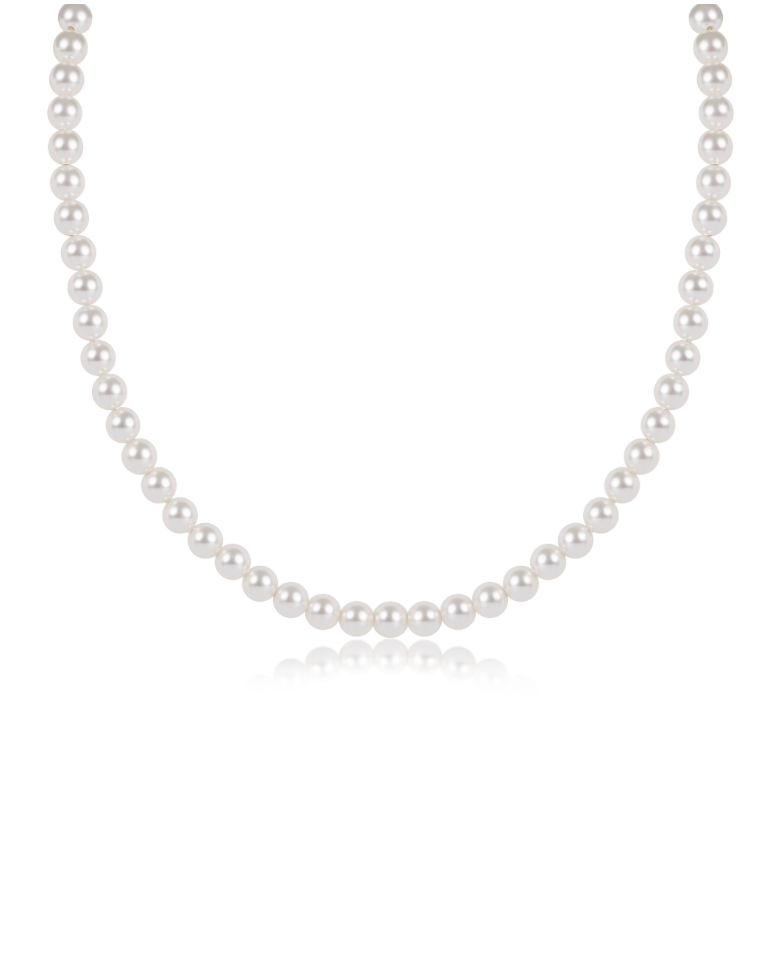 E Newton 15" Classic Pearl Choker 3mm