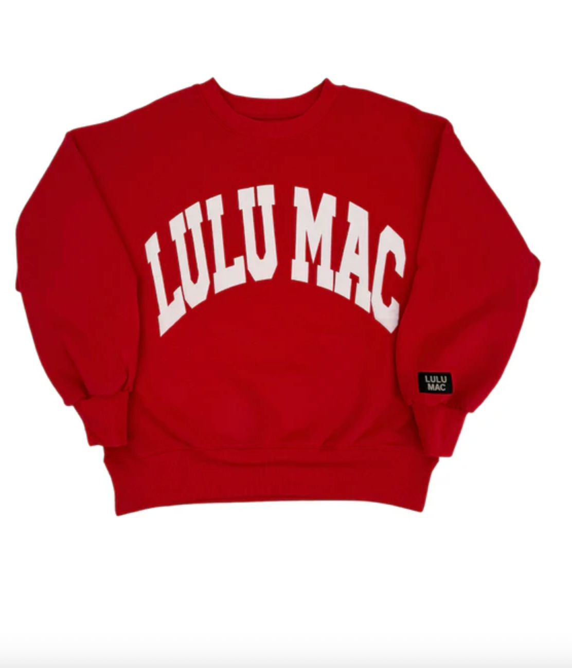 Lulu Mac Sweatshirt Red/White