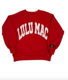 Lulu Mac Sweatshirt Red/White