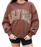 Lulu Mac Sweatshirt Brown Leopard